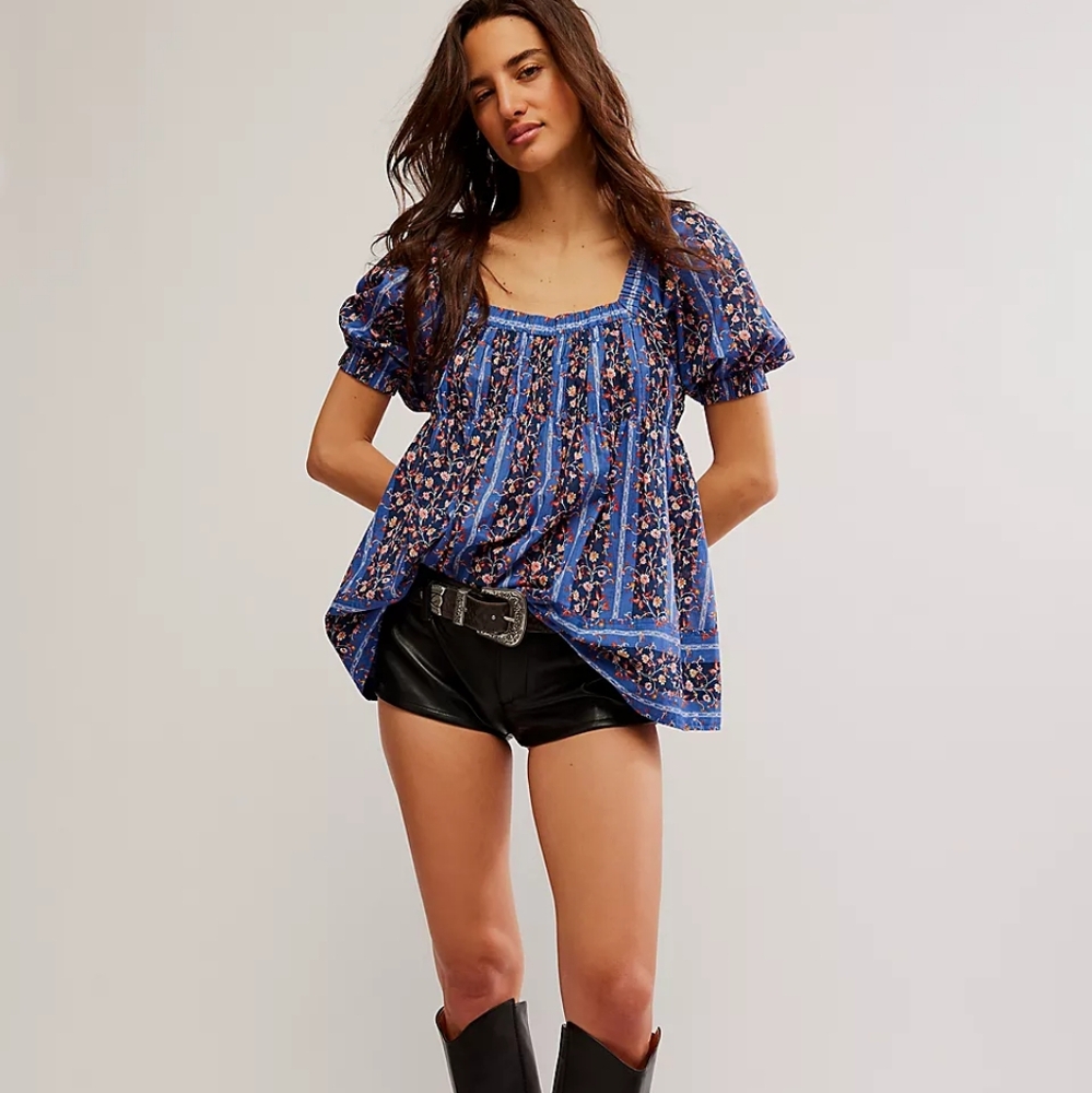 NWT Free People Vintage Lover Blouse